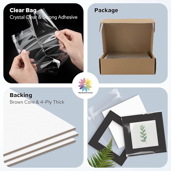 Mat Board Center, 12x12 for 8x8 Black Mat Kit - Image 4
