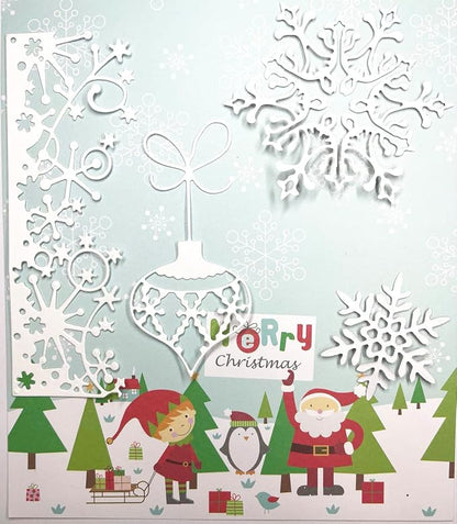 Metal Cutting Dies for Paper Card Making DIY Merry Christams Embossing Stencil - Image 2