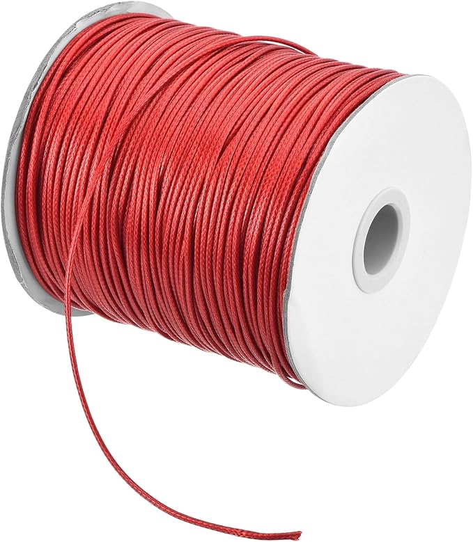 MECCANIXITY Waxed Cord 1.5mm Waxed Polyester Cord 175 Yard Wax String by MECCANIXITY