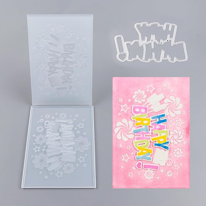 BAOFALI3D Embossing Folder and Metal Die Set by BAOFALI
