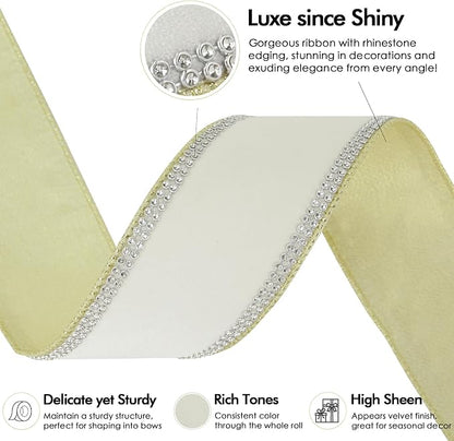 MEEDEE Gold & White Velvet - Image 3