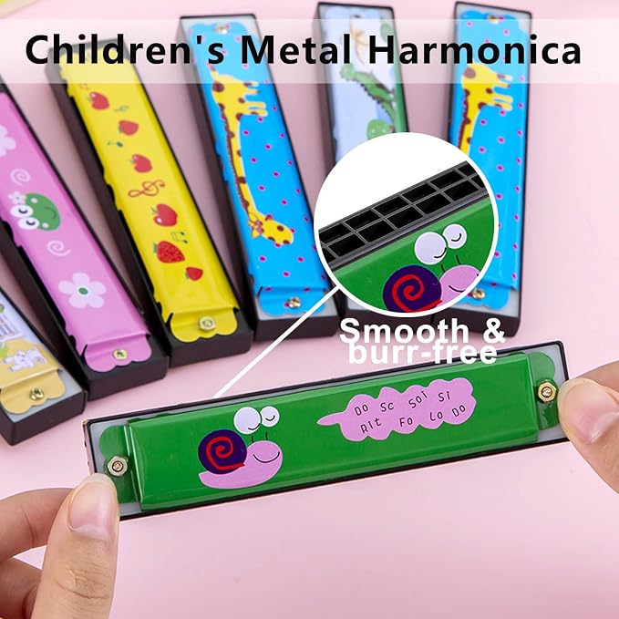 24 Pcs Kids Harmonicas Bulk - Image 3