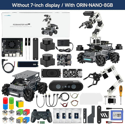 Yahboom Jetson Orin Nano 8GB ROS2 AI Robot Kit Large AI Model Supports 3D - Image 9