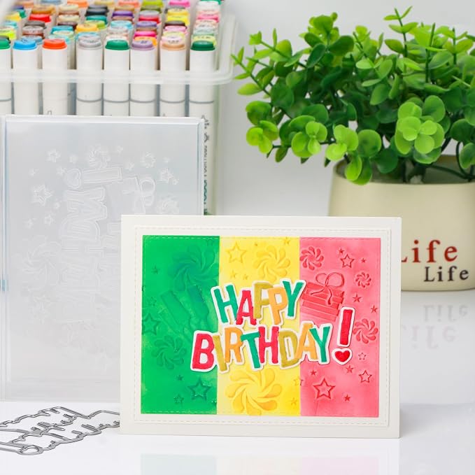 BAOFALI3D Embossing Folder and Metal Die Set - Image 7