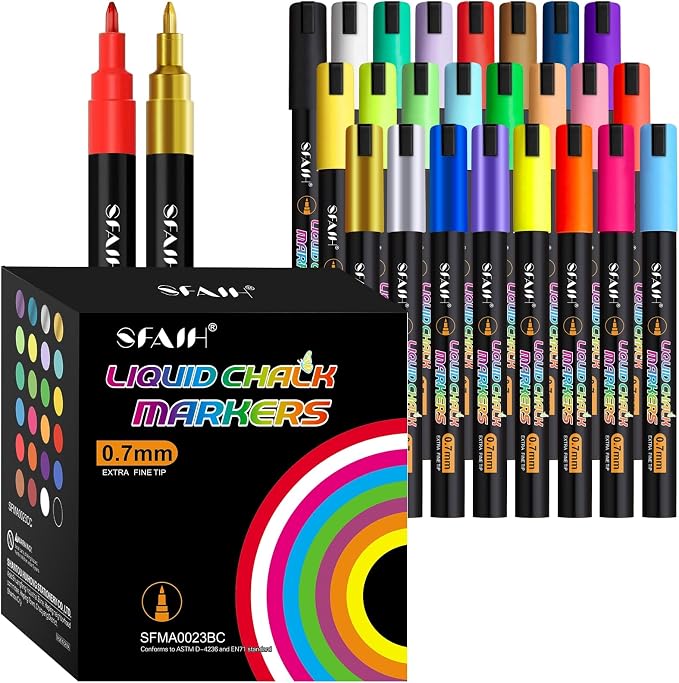 SFAIH Liquid Chalk Markers by SFAIH