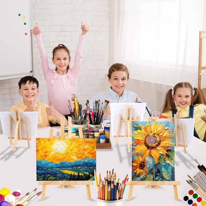 AROIC Wood Easels, Easel Stand for Painting Canvases, and Crafts., Painting - Image 4