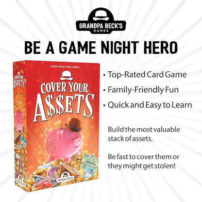 Grandpa Beck's Games Cover Your Assets Card Game | from The Creators of Skull - Image 3