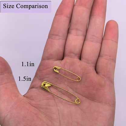 Safety Pins, Rust-Resistant Nickel Plated Steel, Sharp Edge Safety Pin - Image 5