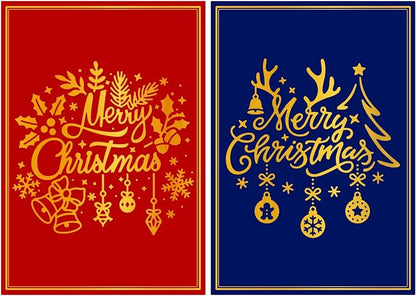 ORIGACH 2 PCS Merry Christmas Hot Foil Plate - Image 3