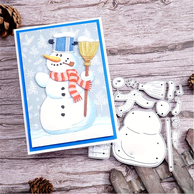 Festivals Metal Cutting Die for Scrapbooking, Christmas Cut Stencils for DIY - Image 3