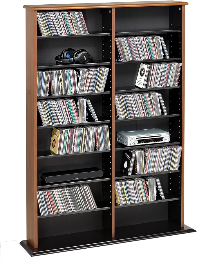 Prepac 2 Column Display Cabinet Media Storage, 38.75" Wide by PREPACRTASTORAGEFURNITURE
