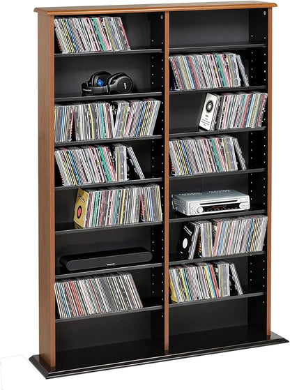 Prepac 2 Column Display Cabinet Media Storage, 38.75" Wide by PREPACRTASTORAGEFURNITURE