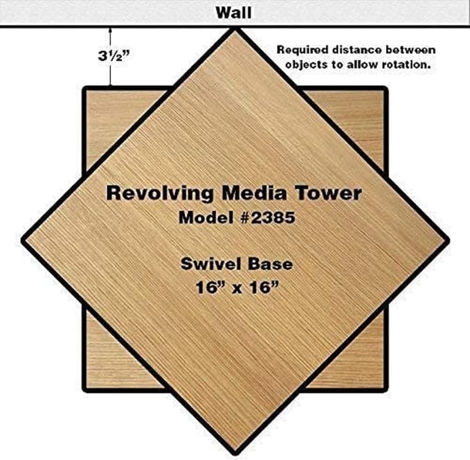 Venture Horizon Revolving Media Tower 600 Cherry - Image 3