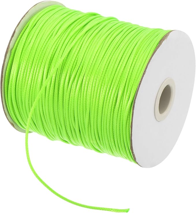 MECCANIXITY Waxed Cord 1.5mm Waxed Polyester Cord 175 Yard Wax String by MECCANIXITY