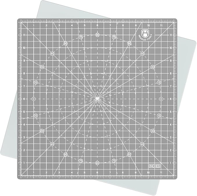 Headley Tools 12"x12" Rotating Cutting Mat, Self Healing Mat by HeadleyTools