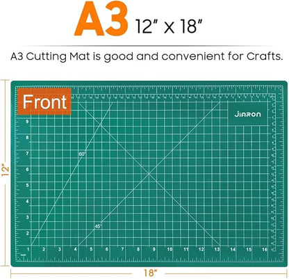 5 Pack Self Healing Sewing Mat, JIARON 12'' x 18'' Cutting Mats - Image 2