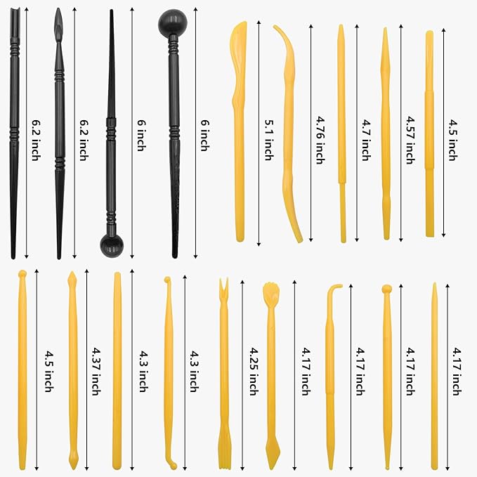 Clay Tools, Air Dry Clay, Sculpting Tools Dotting Ball Stylus Pen - Image 6