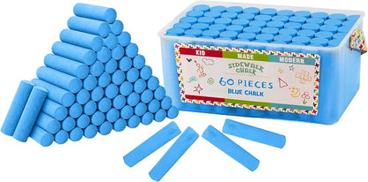 Kid Made Modern 60 Count Pack of Sidewalk Chalk – Blue by KidMadeModern