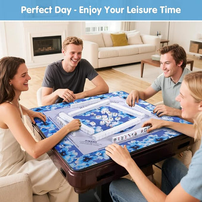 Mahjong Mat for Table 31.5x31.5Inch, Noise-Reducing American Mahjong Mat - Image 2