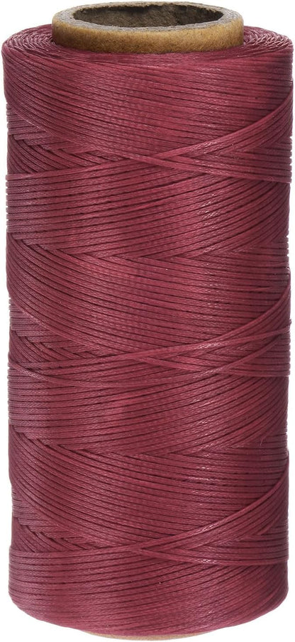 uxcell 150D 0.8mm Flat Waxed Thread 284 Yards Polyester Leather Sewing Waxed by uxcell