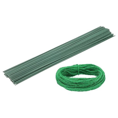 uxcell 50Pcs 2 Gauge Floral Wire, 15.75" Length Flower Stem Wires by uxcell