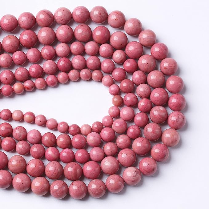 10mm 38pcs 7A Premium Gemstone Rhodochrosite Beads Natural Stone Round Loose - Image 3