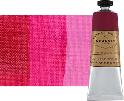Charvin Extra Fine Oil Paint, Quinacridone Fuschia 60 mL by Unknown