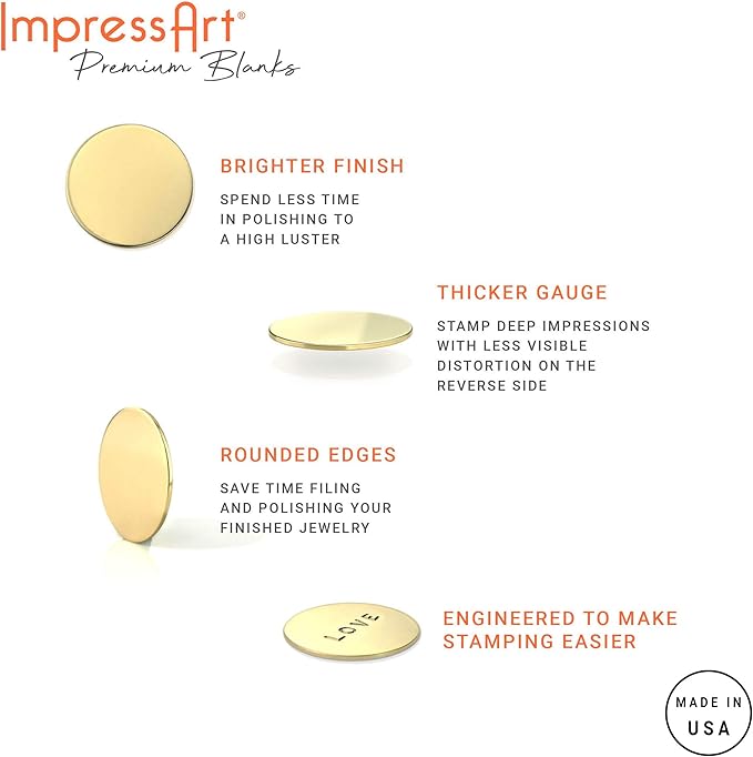 ImpressArt - Premium Metal Stamping Rectangle Blanks - Image 3