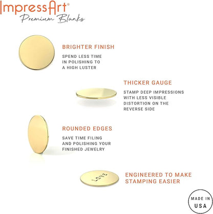 ImpressArt - Premium Metal Stamping Rectangle Blanks - Image 3