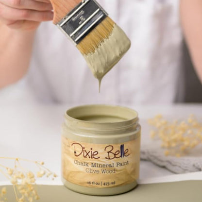 Dixie Belle Paint Company Chalk Finish Furniture Paint – Olive Wood – Matte - Image 2
