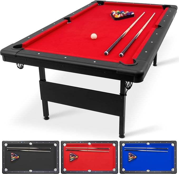 GoSports 6, or 8 ft Billiards Tables by GoSports