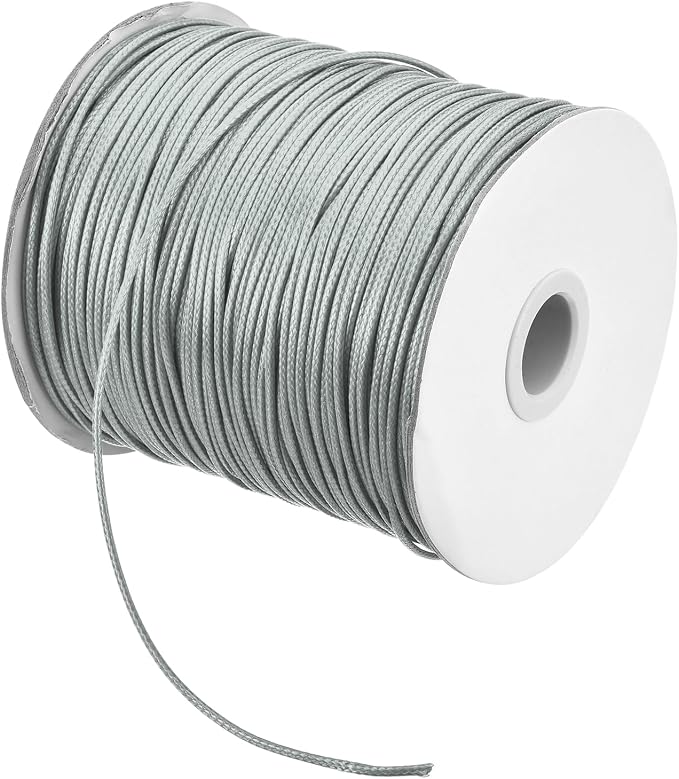 MECCANIXITY Waxed Cord 1.5mm Waxed Polyester Cord 175 Yard Wax String by MECCANIXITY