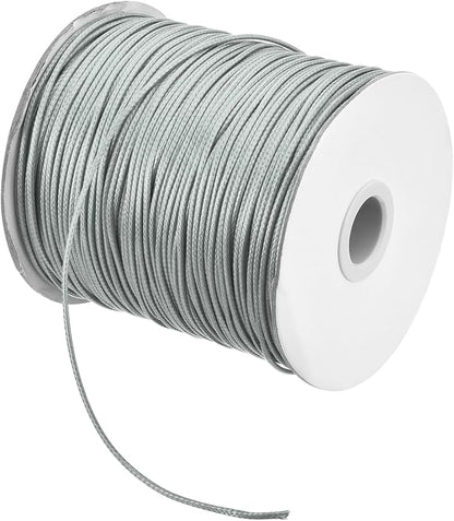 MECCANIXITY Waxed Cord 1.5mm Waxed Polyester Cord 175 Yard Wax String by MECCANIXITY
