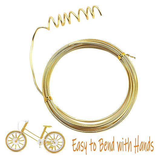 Cinvo 3 Rolls Craft Wire Jewelry Beading Wire Flexible Aluminum Wire Tarnish - Image 4