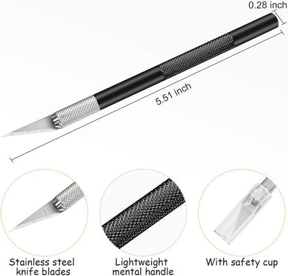 15 Pack Exacto Knife Set, Hobby Knife, Back to School Supplies Craft Knifes Kit - Image 2