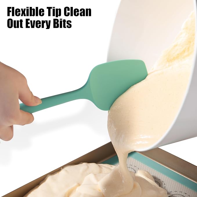 Heat Resistant Silicone Spoon Spatula, Doosu 600°F High Temp Flexible Cooking - Image 6