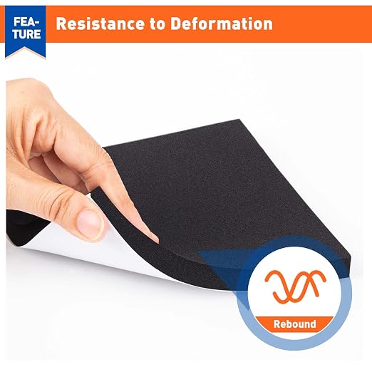 MAGZO 4Pcs Adhesive Foam Padding 1/2 in Thick X 12 in X 8 in, Closed Cell Foam - Image 5