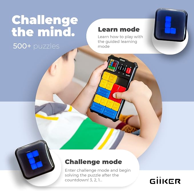 GiiKER Super Slide Puzzle Games, Original 500+ Challenges Brain Teaser Puzzle - Image 5