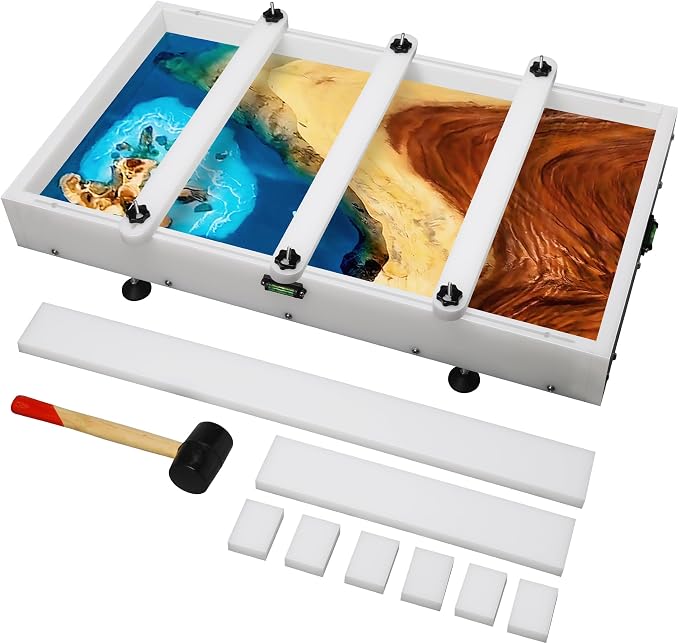Large Reusable Epoxy Resin Mold 52×26×3 Adjustable Clamping System – Ideal by Unknown