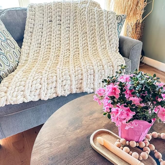 QWM 84“ Chunky Blankets Loom Knitting Looms Long Installation Free and - Image 6