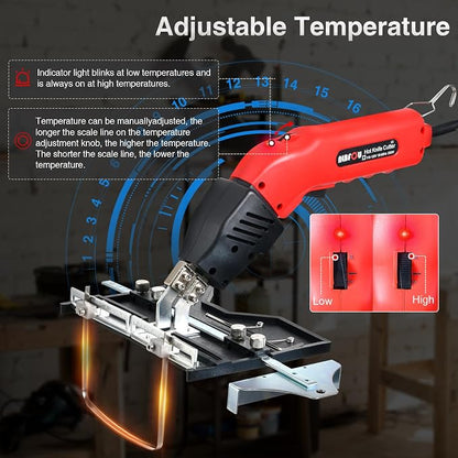 Hot Knife Cutting Tool Kit for Grooving/Sculpture/Cutting Air Cooled 200W Pro - Image 5