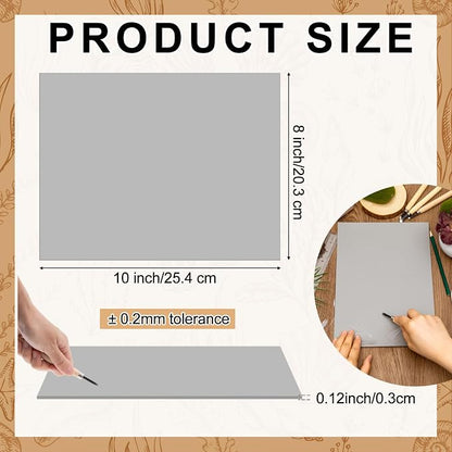 Yeaqee 2 Pcs 8 x 10 Inch Linoleum Block Rubber Carving Block Soft Linocut - Image 2