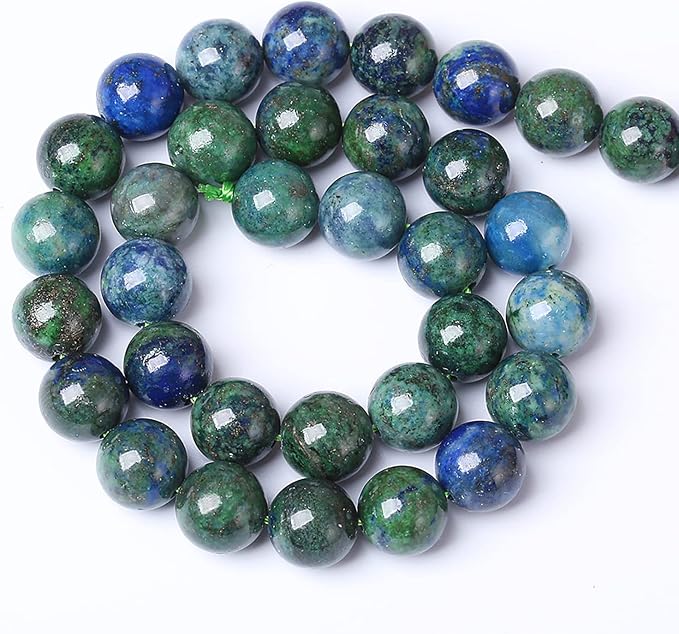 4mm 90pcs Natural Gemstone Beads Lapis Lazuli Chrysocolla Phoenix Stone Round - Image 5