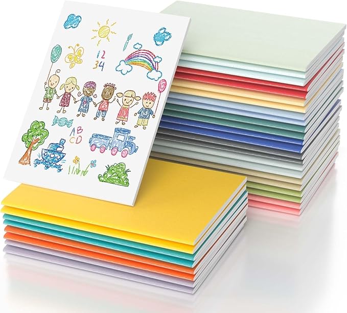 Oucaru Journaling Notebooks A5 Notebook college Blank Sketch Book 32 Pack Small by Oucaru