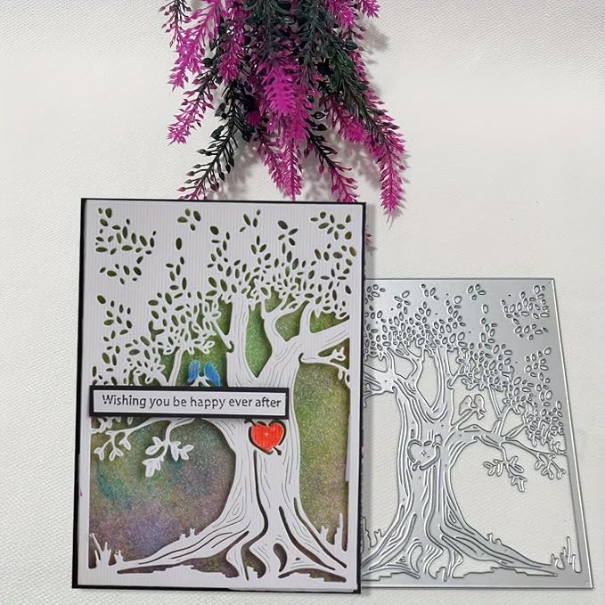 Lapoo Metal Cutting Die for Scrapbooking, 3D Backgrounds Frame New Cutting Dies by LAPOO