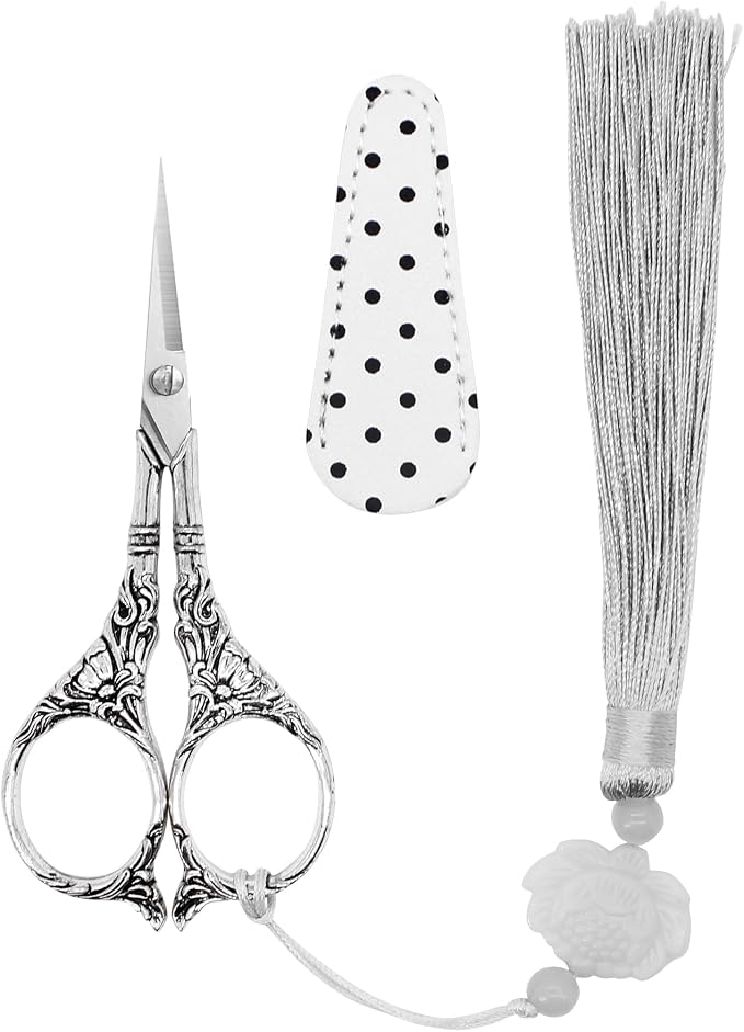 BIHRTC 4.5Inch Needlepoint Scissors Sharp Embroidery Scissor by HOME
