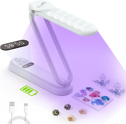 PPESULK UV Light for Resin Curing, Rechargeable UV Resin Lamp by PPESULK