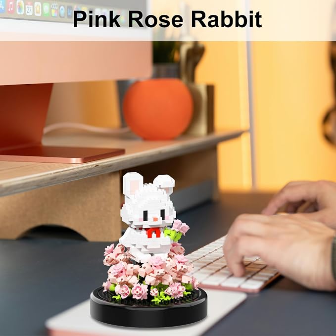 Artificial Flower Animal Toy Building Set - Image 2