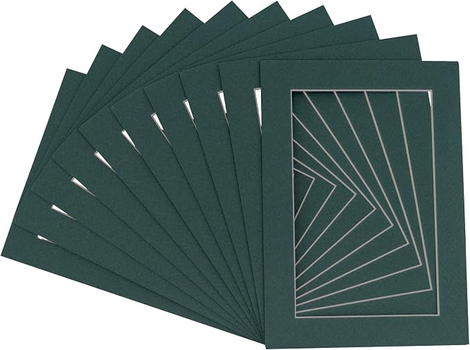 Pack of TEN 11x14 Mats Bevel Cut by Poster+Palooza