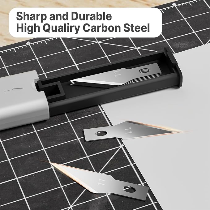 3 PCS Exacto Knife, Hidden Blade Design at The End, Comes - Image 8